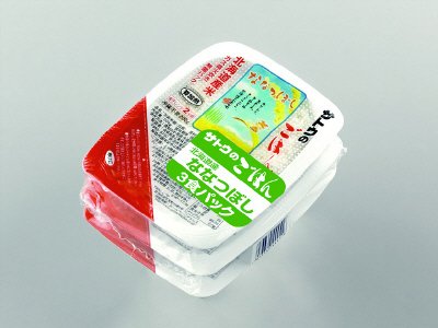 北海道産ななつぼし３食パック