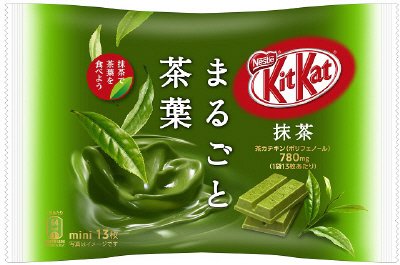 キットカットミニ抹茶　まるごと茶葉