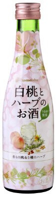 白桃とハーブのお酒