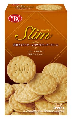 スリムサンド　薄焼きクラッカー＆ホワイトチェダークリーム