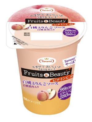 Ｆｒｕｉｔｓ＆Ｂｅａｕｔｙ　ビタミンC　in　白桃とりんごソース
