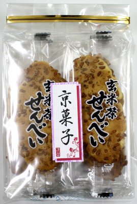 玄米茶せんべい
