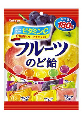 フルーツのど飴