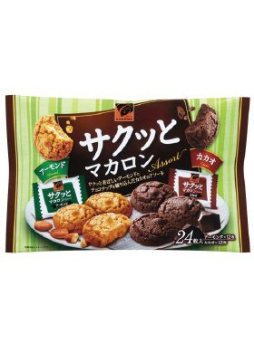 サクッとマカロンアソート　アーモンド＆カカオ