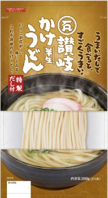 半生讃岐かけうどん