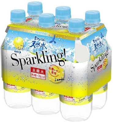 南アルプスの天然水スパークリングレモン　６本パック