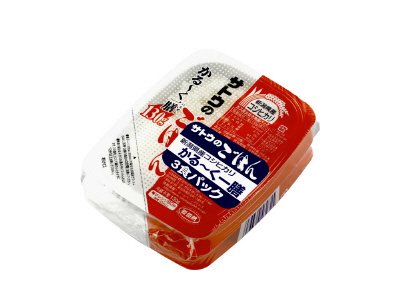 新潟県産コシヒカリかるーく一膳３食パック