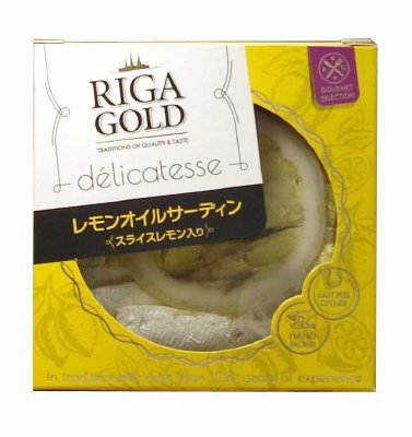リガゴールド　レモンオイルサーディン
