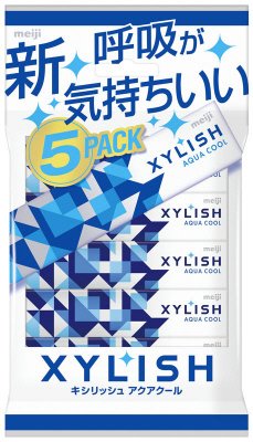 キシリッシュガムアクアクール５個パック