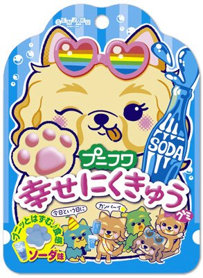 プニフワ幸せにくきゅうグミ　ソーダ味