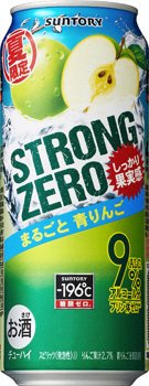 －１９６℃ストロングゼロ＜まるごと青りんご＞　L缶