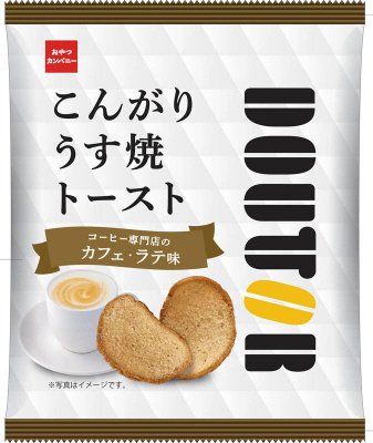 ドトールこんがりうす焼トーストカフェラテ味