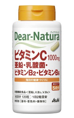 ディアナチュラ　ビタミンＣ・亜鉛・乳酸菌・ビタミンＢ２・ビタミンＢ６　６０日