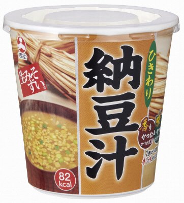カップ生みそずい　ひきわり納豆汁