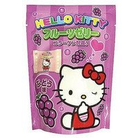 ハローキティフルーツゼリー　ぶどう味
