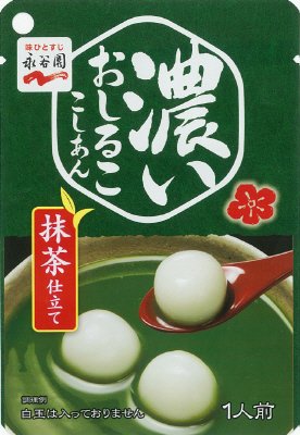 濃いおしるこ　こしあん　抹茶仕立て(H30年9月～)