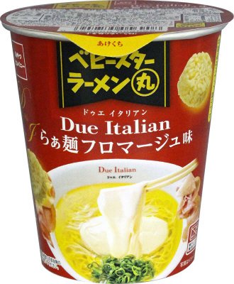 ベビースターラーメン丸ドゥエイタリアンらぁ麺フロマージュ味