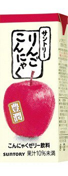 こんにゃくゼリー飲料　りんごこんにゃく