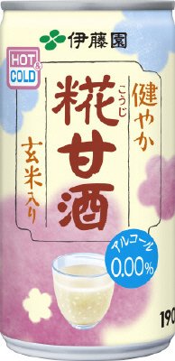 健やか糀甘酒　缶