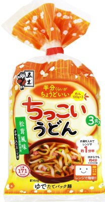 ３食ちっこいうどん松茸風味