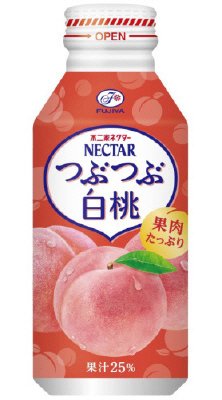 ボトル缶不二家つぶつぶ白桃３８０