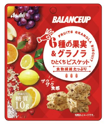 バランスアップ　６種の果実＆グラノラ ひとくちビスケット