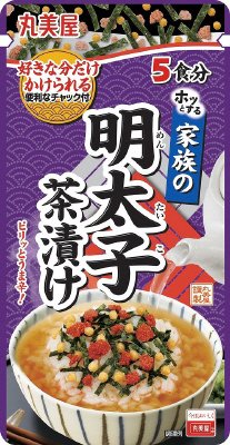 家族の明太子茶漬け