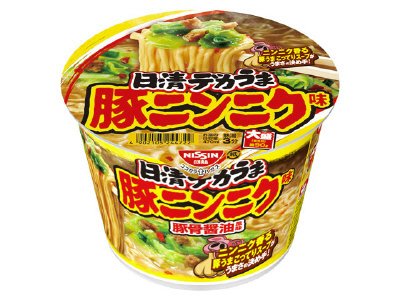 日清デカうま　豚ニンニク味