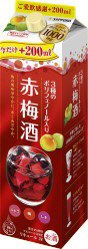 ３種のポリフェノール入り赤梅酒（紙パック２Ｌ増量）