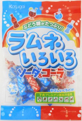 Ａラムネいろいろソーダ＆コーラ