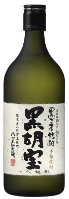 八代不知火蔵　２５度　黒ごま焼酎　黒胡宝　７２０