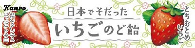 日本でそだったいちごのど飴