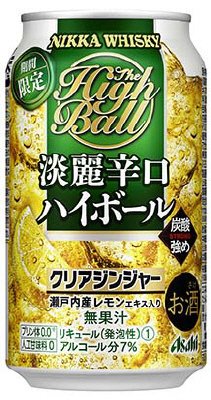 ニッカ淡麗辛口ハイボール　クリアジンジャー　缶３５０ｍｌ