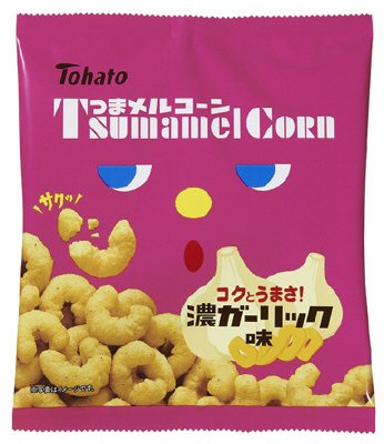 つまメルコーン 濃ガーリック味