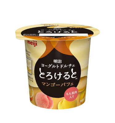 明治ヨーグルトドルチェとろけると マンゴーパフェ