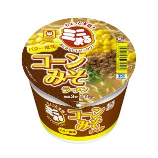 ミニまるコーンみそラーメン　バター風味
