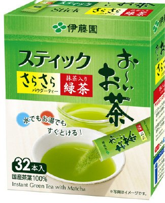 お～いお茶さらさら抹茶入り緑茶スティック