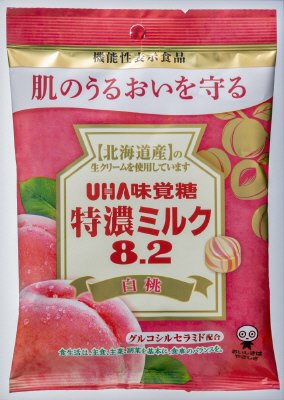 機能性表示食品　特濃ミルク８．２白桃