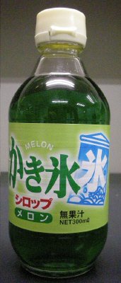 かき氷シロップメロン３００ｍｌ