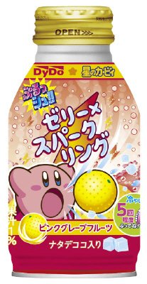 ぷるっシュ!! ゼリー×スパークリング ピンクグレープフルーツ（星のカービィ）270