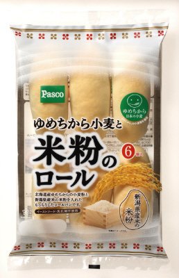 ゆめちから小麦と米粉のロール