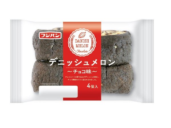 デニッシュメロン　チョコ味