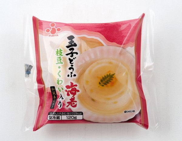玉子どうふ　海老