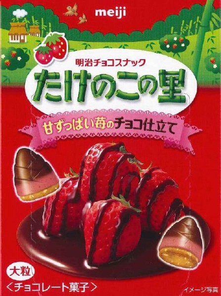 大粒たけのこの里甘ずっぱい苺