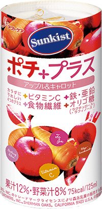 ｓｕｎｋｉｓｔポチプラス（アップル＆キャロット）