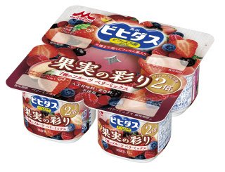 ビヒダスヨーグルト　果実の彩り　７種のフルーツ　ベリーミックス　４ポット
