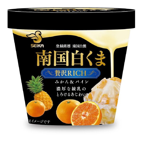 南国白くま贅沢リッチみかん＆パイン