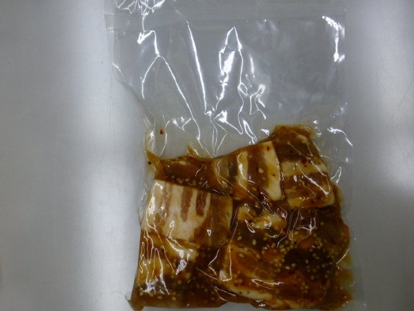 国産豚バラ焼肉（味付）