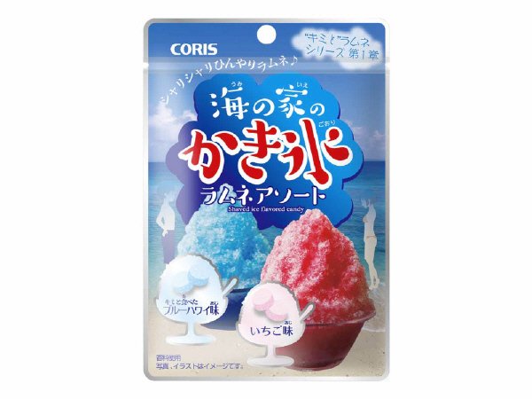 海の家のかき氷ラムネアソート