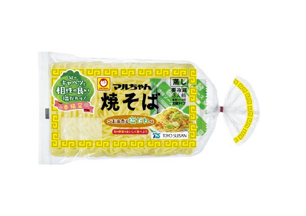マルちゃん焼そば　春限定　ごま油香る塩だれ味　３人前